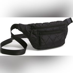 Vera Bradley Black Quilted Belt Bag
